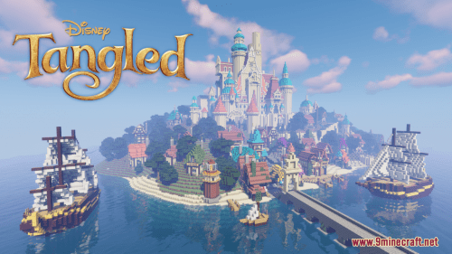 Tangled Map (1.21.1, 1.20.1) – Disney Recreation Thumbnail