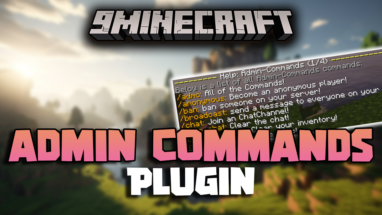 Admin Commands Plugin (1.12.2, 1.8.9) - Convenient Admin Commands That Everyone Needs 1