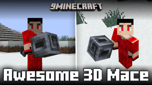 Awesome 3D Mace Mod (1.21.1) – Makes Maces Three Dimensional Thumbnail