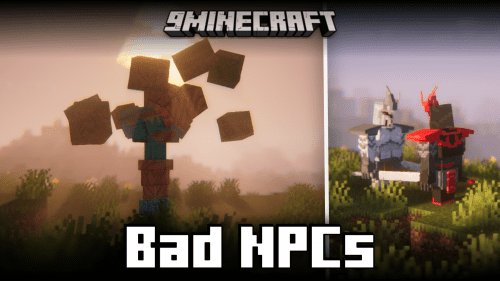 Bad NPCs Mod (1.20.4, 1.20.1) – New Powerful Monsters Thumbnail