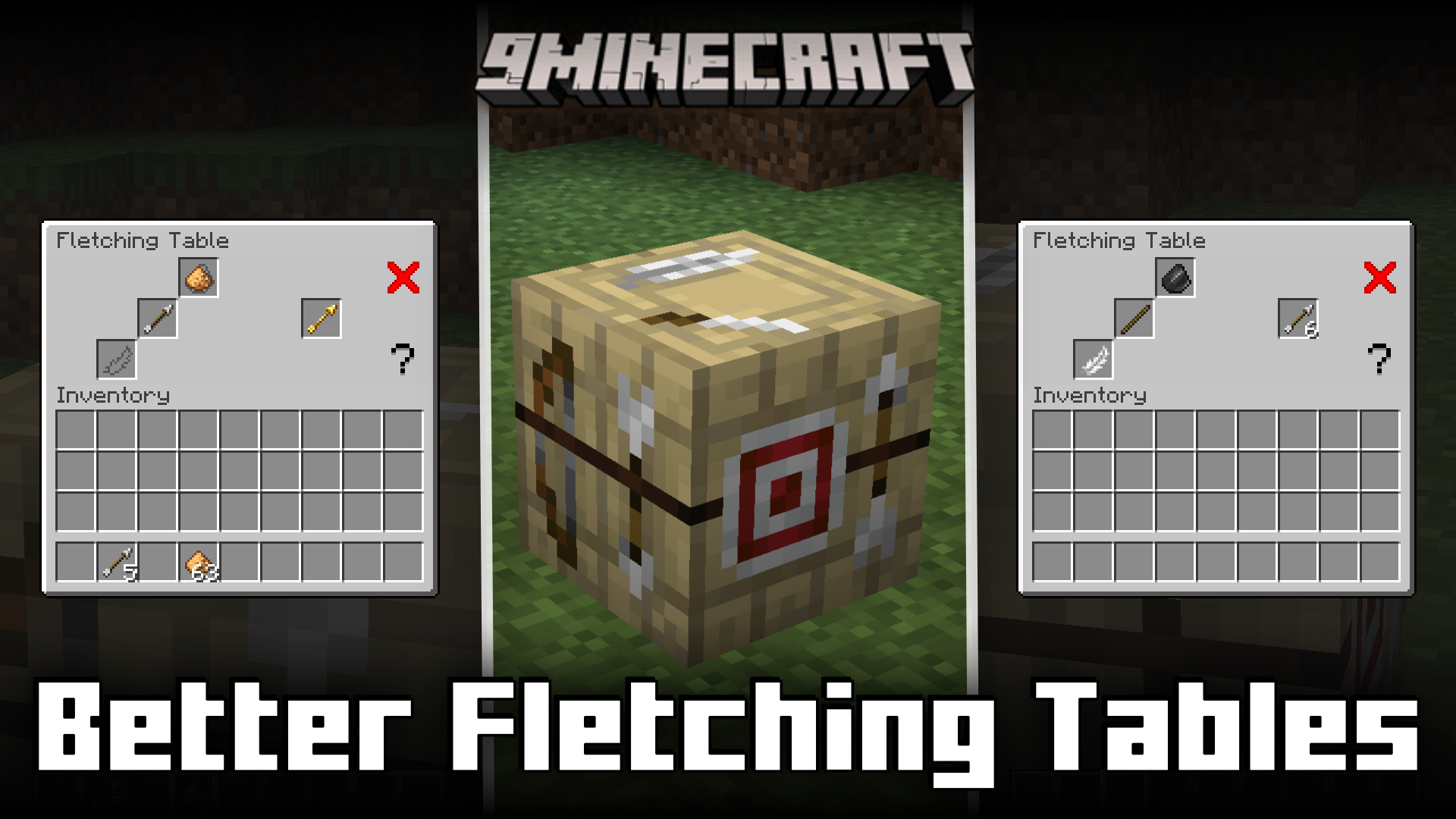 Better Fletching Tables Mod (1.21, 1.20.1) - Utility For Fletching Tables 1