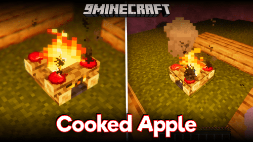 Cooked Apple Mod (1.20.1, 1.19.3) – Cook Apples Over Campfire Thumbnail