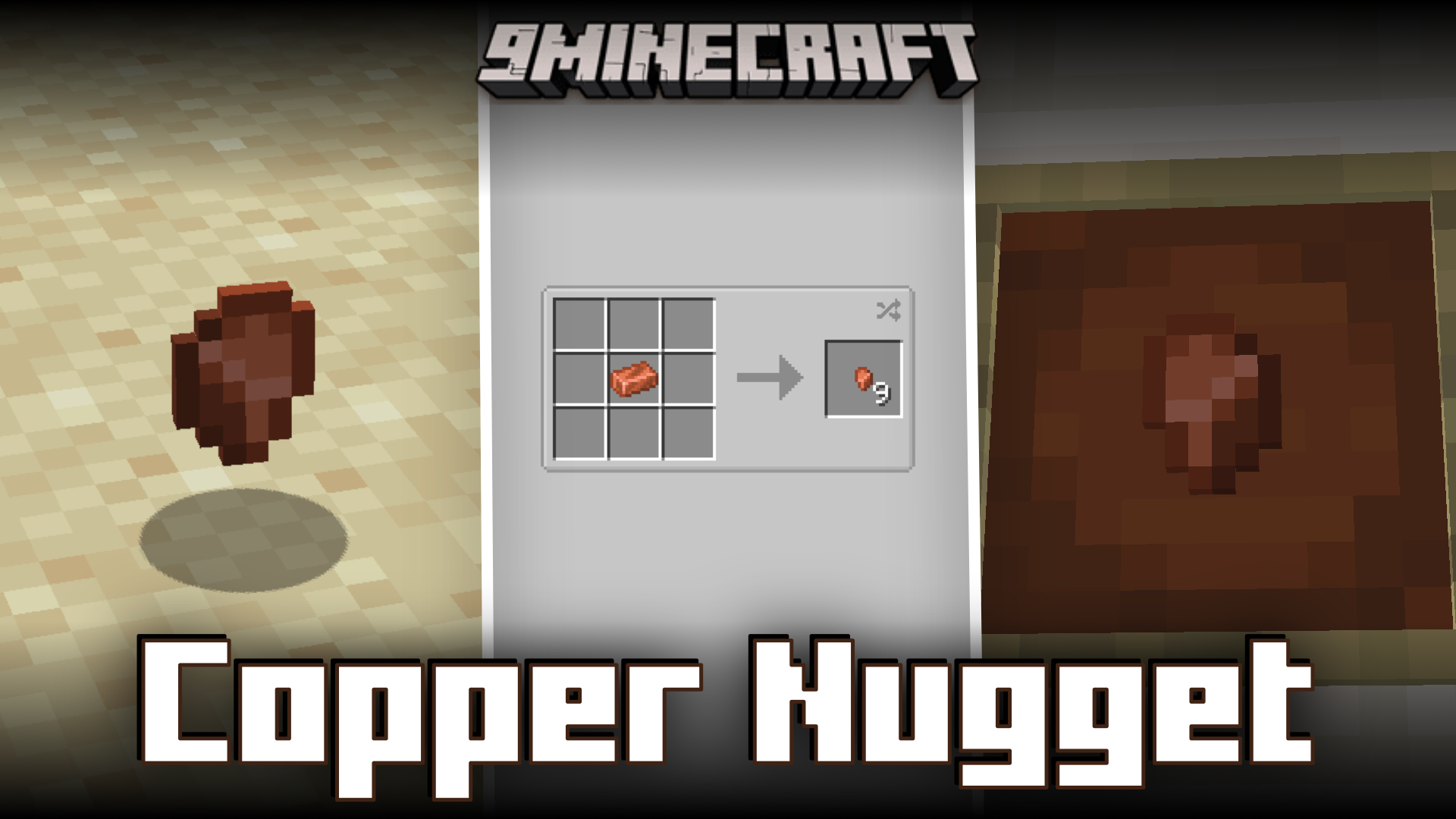 Copper Nugget Mod (1.21.1, 1.20.1) - Adds Nugget Variant Of Copper 1