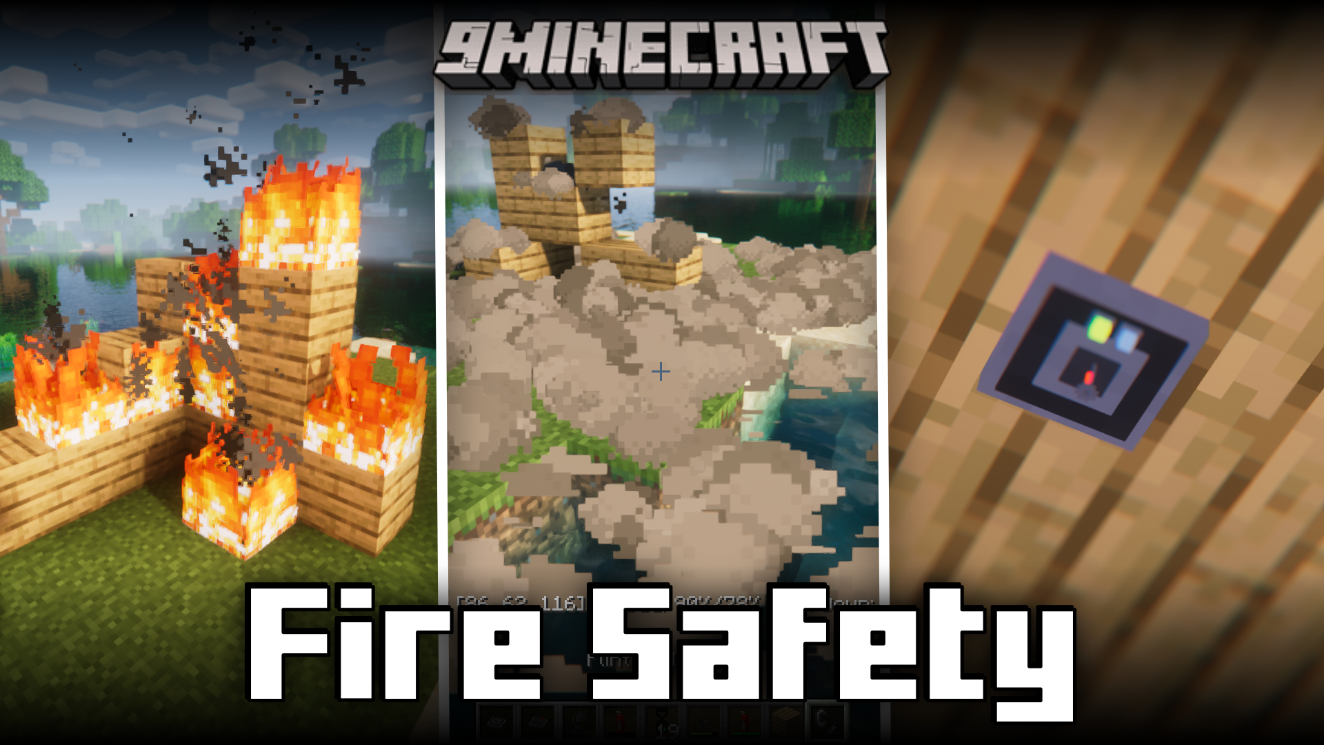 Fire Safety Mod (1.20.1, 1.18.2) - Fire Extinguishers & Other Safety Features 1