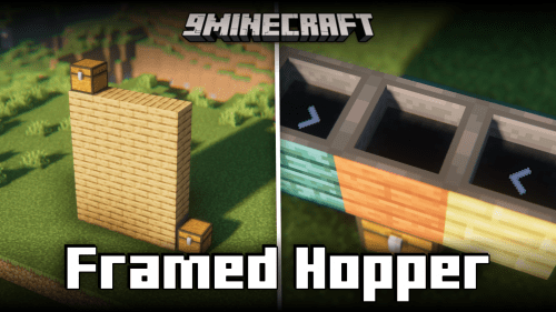 Framed Hopper Mod (1.20.2, 1.20.1) – Seamless Hoppers Thumbnail