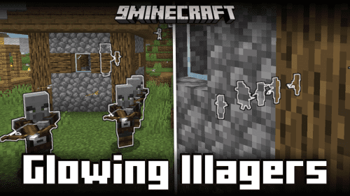 Glowing Illagers Mod (1.20.2, 1.20.1) – Illagers Illuminate During Raids Thumbnail