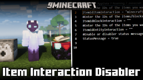 Item Interaction Disabler Mod (1.20.1, 1.19.2) – Disable Player-Block Interactions Thumbnail