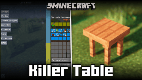 Killer Table Mod (1.20.1, 1.19.2) – Automatic Mob Killer Thumbnail