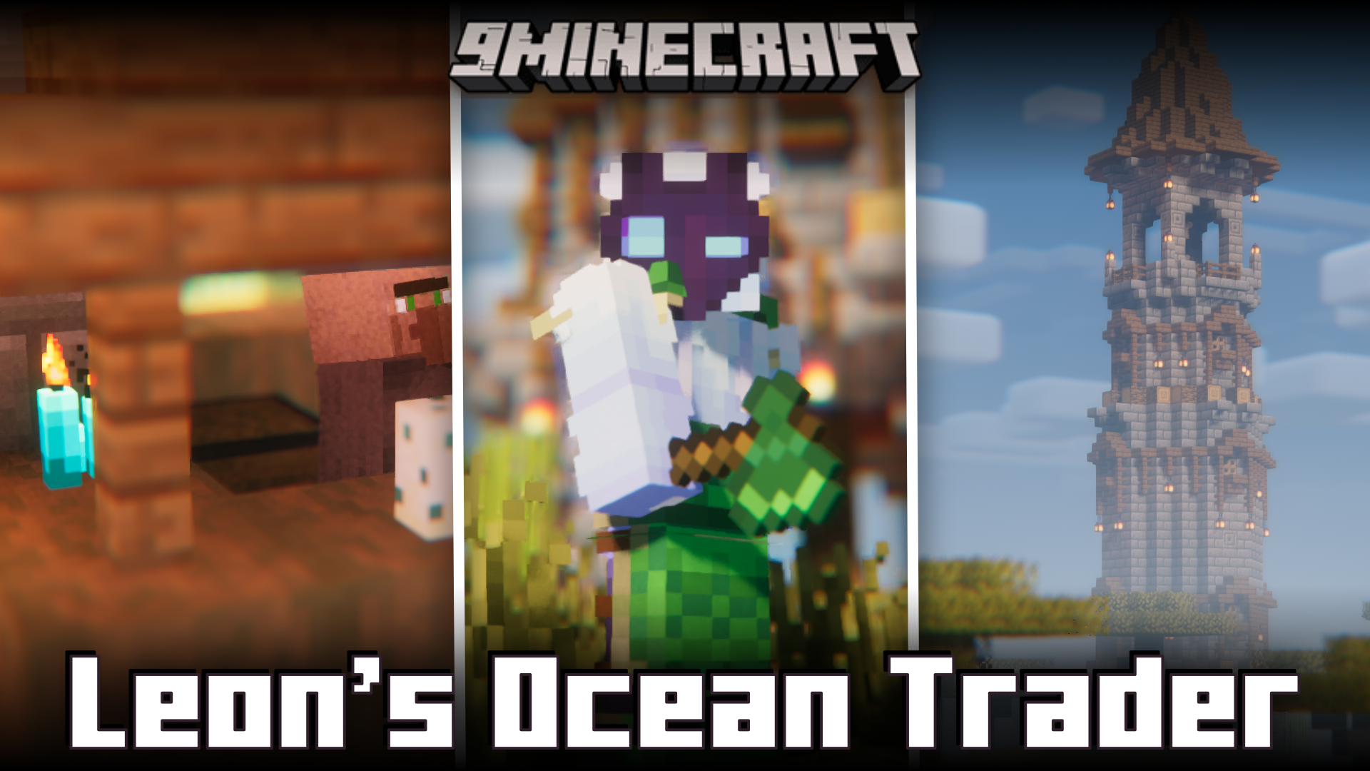 Leon's Ocean Trader Mod (1.20.1, 1.19.2) - Lighthouse Structure & Ocean Trader 1