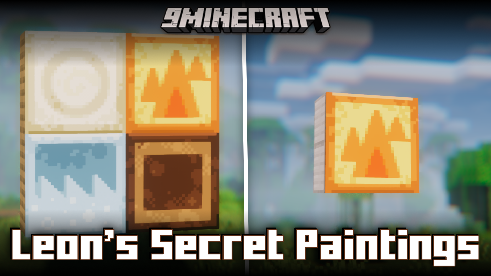 Leon's Secret Paintings Mod (1.20.4, 1.20.1) - Four Elemental Paintings 1