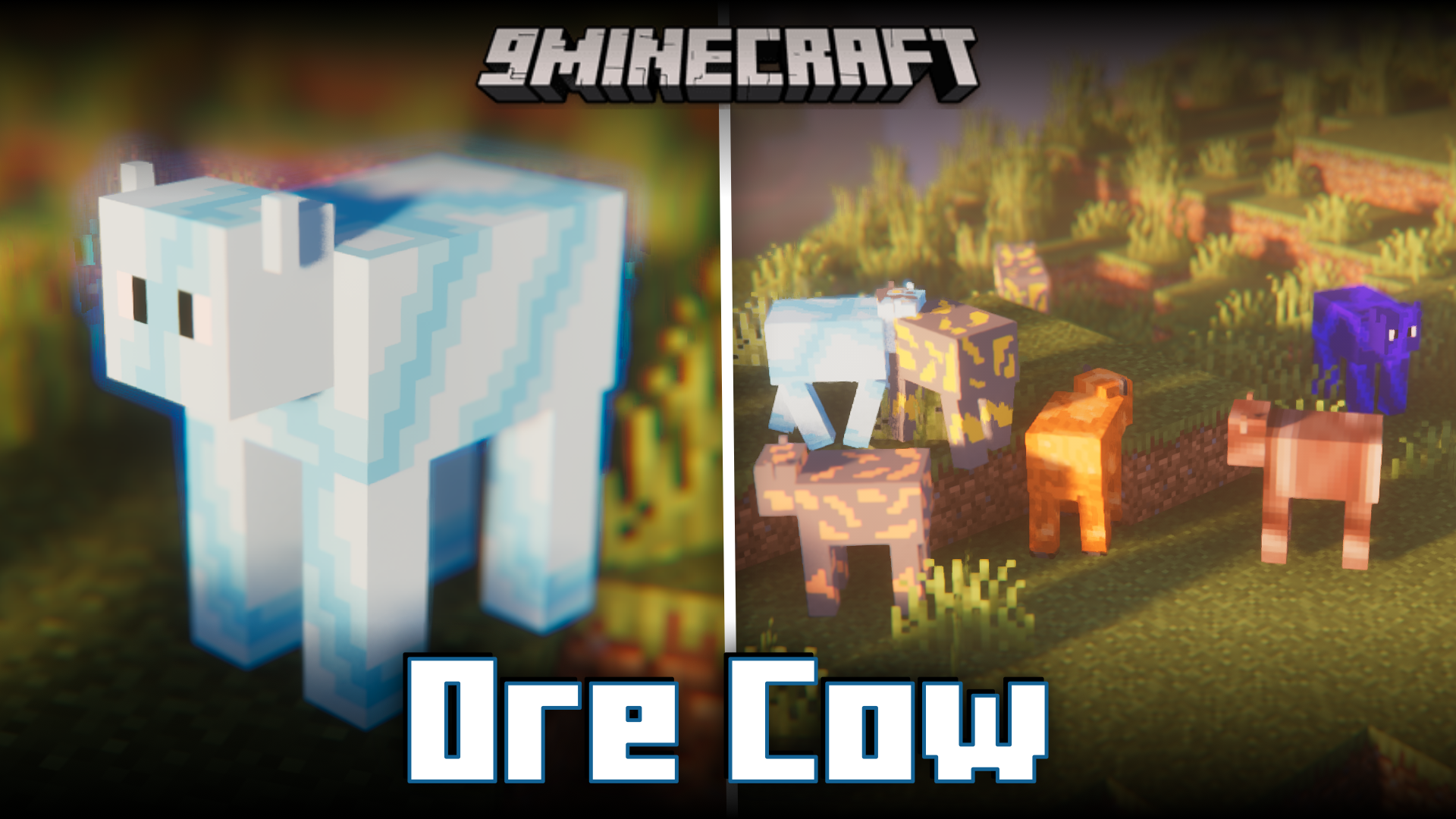 Kazmur Ore Cow Mod (1.20.1, 1.19.4) - Milk Ores From Ore Cows! 1