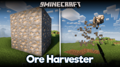 Ore Harvester Mod (1.20.6, 1.20.1) – Break Ore Chains With Ease Thumbnail