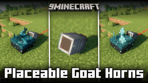 Placeable Goat Horns Mod (1.21.1, 1.20.1) – Extend Audio Range Thumbnail