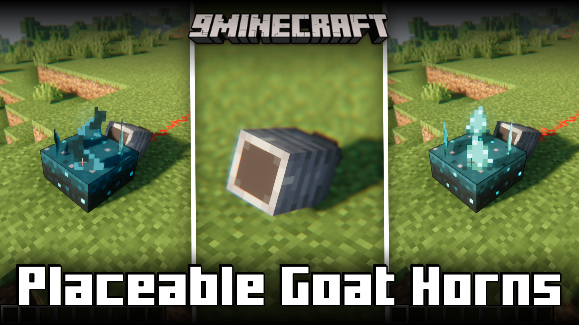 Placeable Goat Horns Mod (1.21, 1.20.1) - Extend Audio Range 1