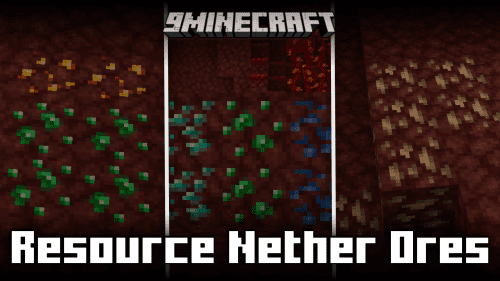 Resource Nether Ores Mod (1.21, 1.20.6) – Nether Ore Variants Thumbnail