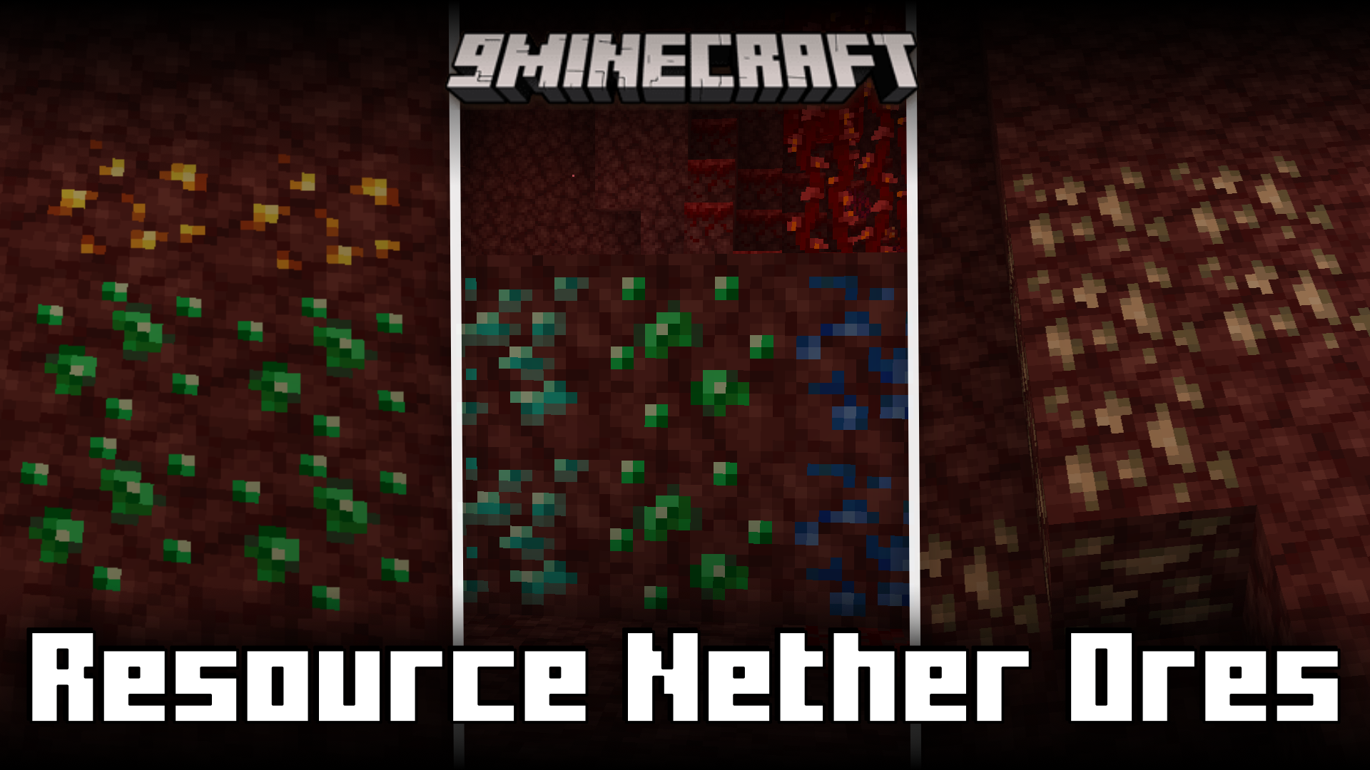 Resource Nether Ores Mod (1.21, 1.20.6) - Nether Ore Variants 1