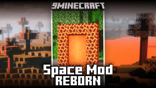 Space Mod: REBORN Mod (1.20.1) – Outer Space Dimensions Thumbnail