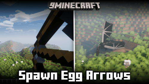 Spawn Egg Arrows Mod (1.20.1) – Shoot Arrows To Spawn Mobs Thumbnail