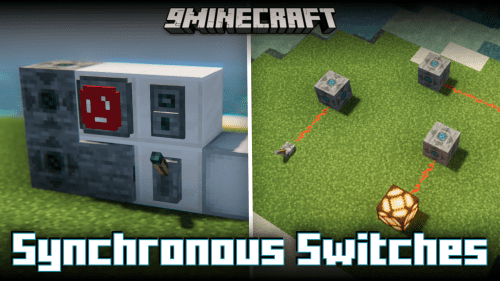 Synchronous Switches Mod (1.20.1, 1.19.2) – Wireless Redstone Mechanisms Thumbnail