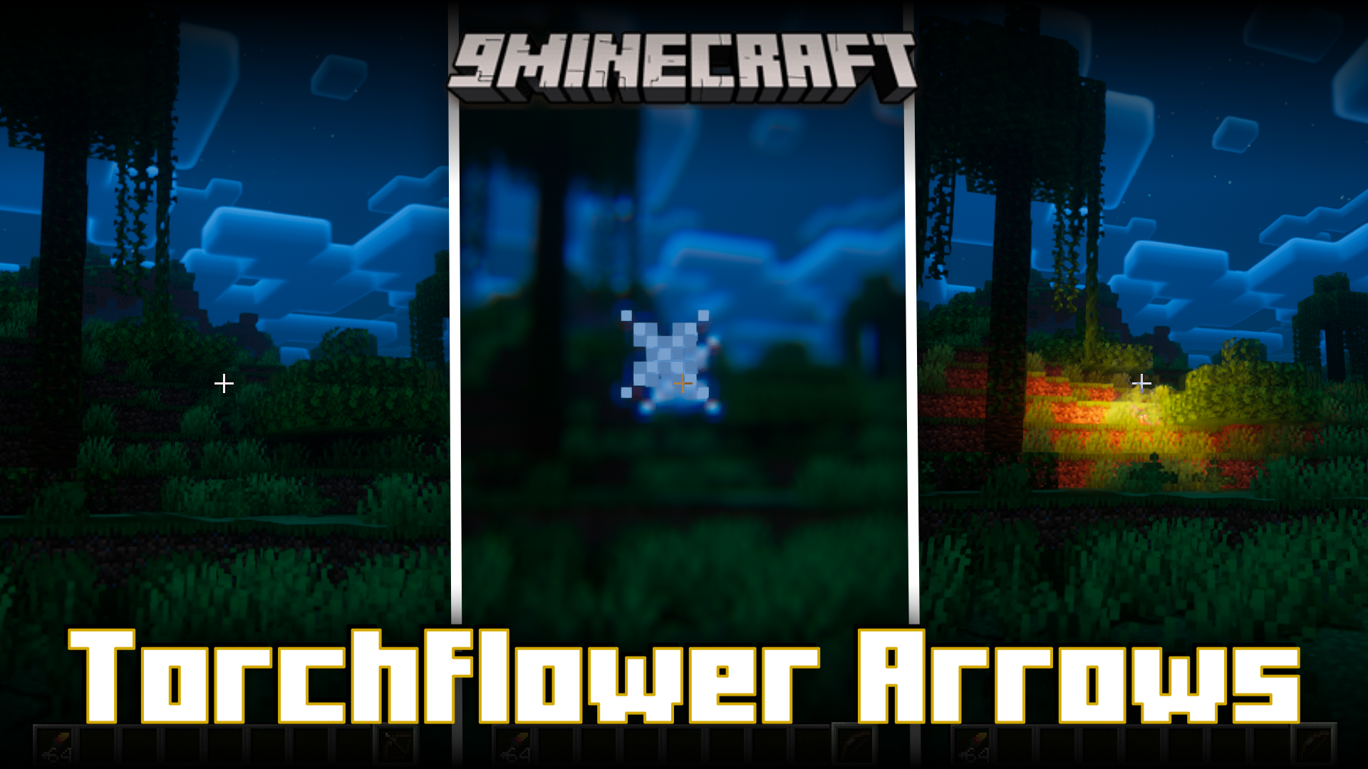 Torchflower Arrows Mod (1.20.1) - Shoot Light Sources 1