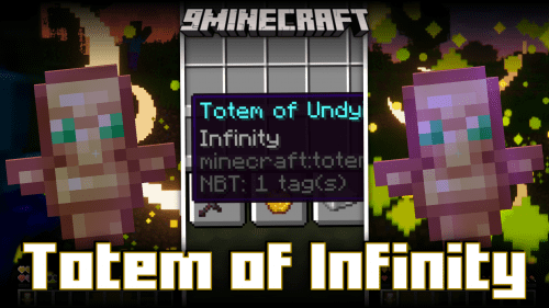 Totem Of Infinity Mod (1.21.1, 1.20.1) – Unbreaking Totem That Gives Invincibility Thumbnail