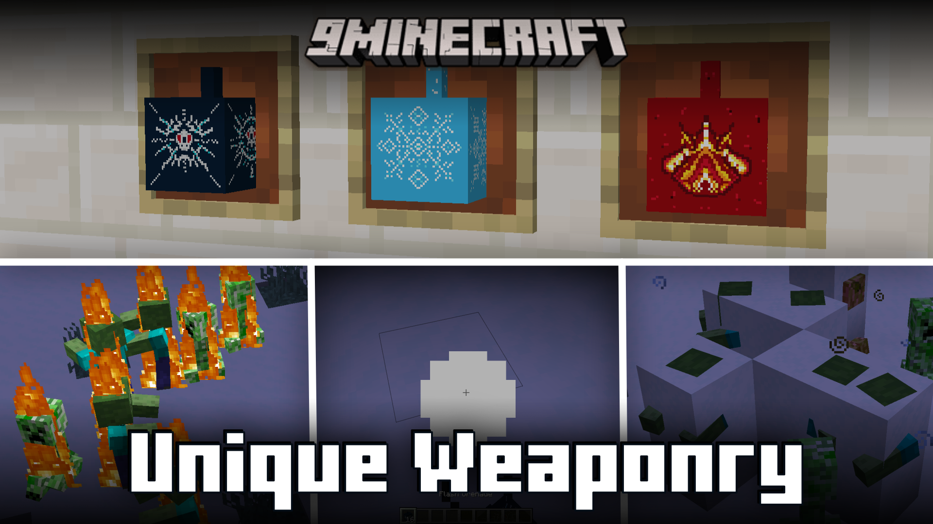 Unique Weaponry Mod (1.21, 1.20.1) - Three New Grenades 1