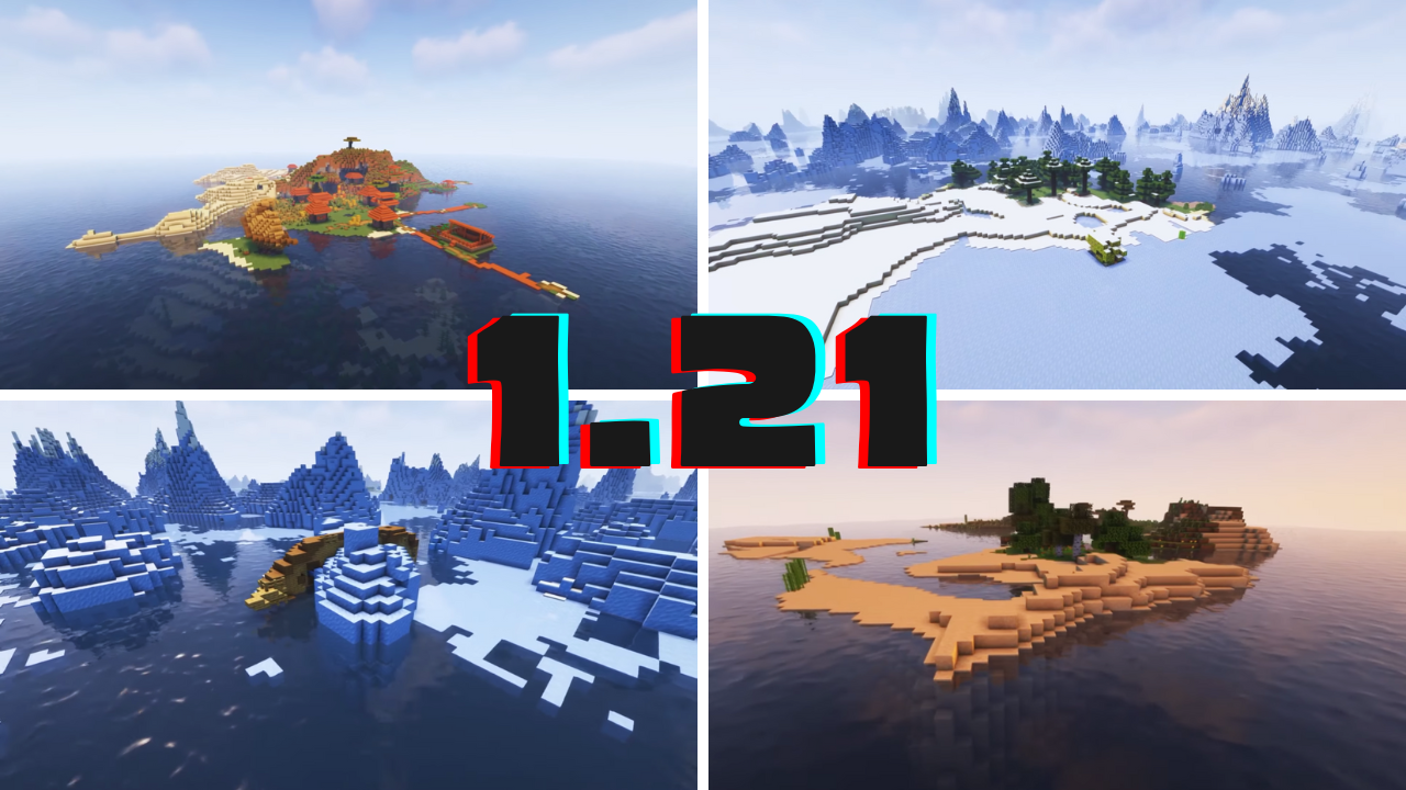 Top 5 Small Survival Island Seeds For Minecraft (1.21) - Java/Bedrock Edition 1