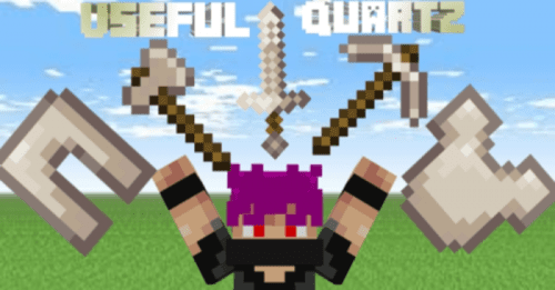 Useful Quartz Addon (1.20) – MCPE/Bedrock Mod Thumbnail