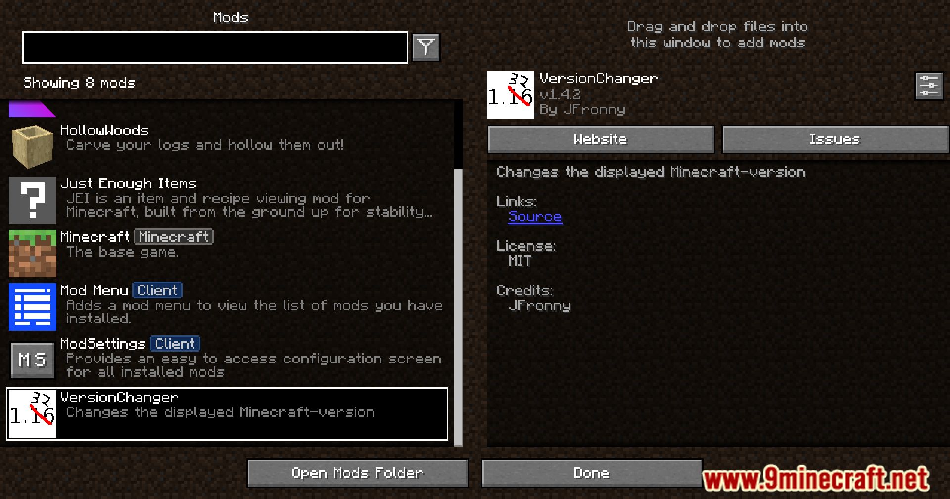 Version Changer Mod (1.21.1, 1.20.1) - Simple Customization 2