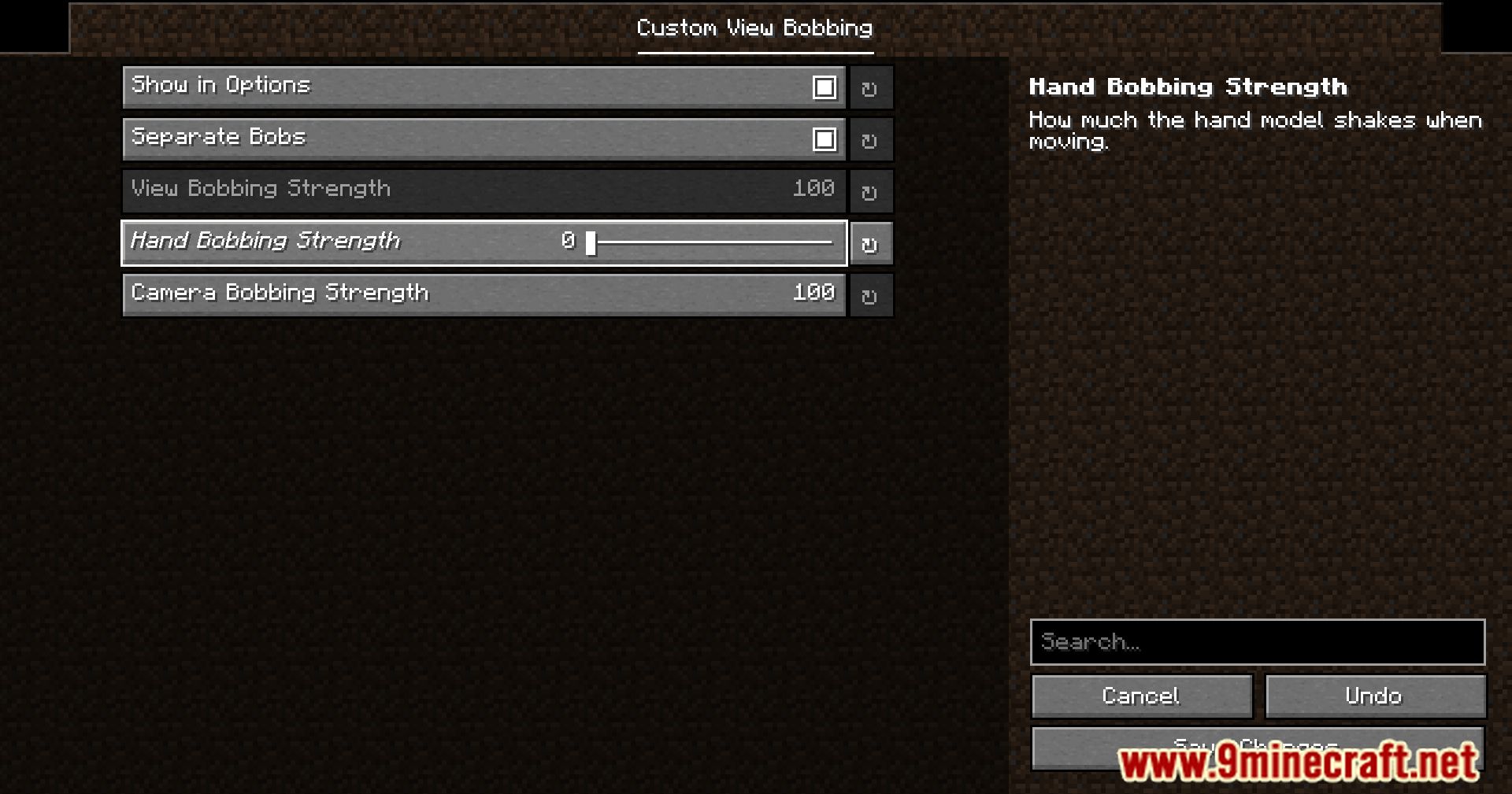 View Bobbing Options Mod (1.21.1, 1.20.1) - Personalize Your Movement 4