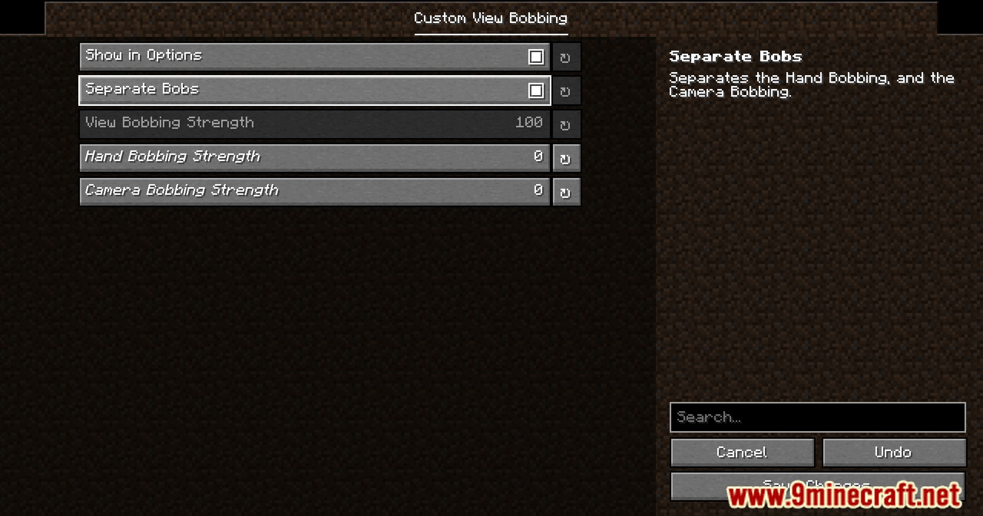 View Bobbing Options Mod (1.21.1, 1.20.1) - Personalize Your Movement 6