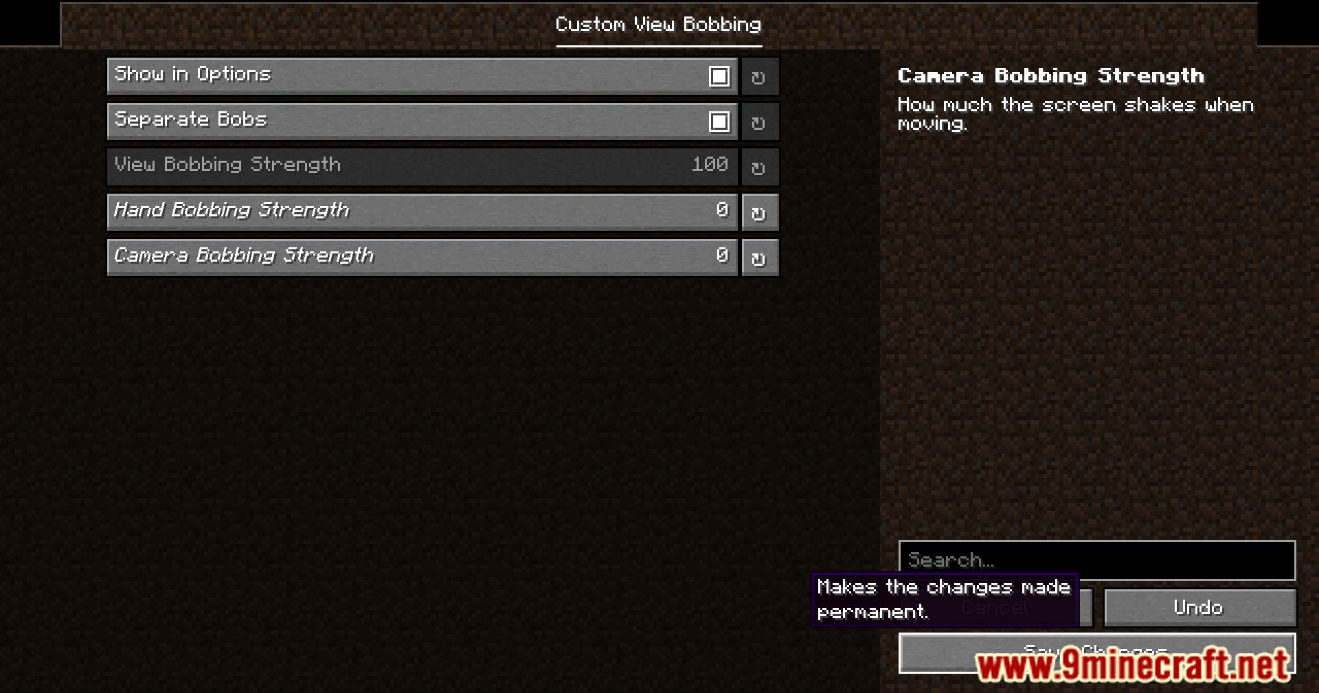 View Bobbing Options Mod (1.21.1, 1.20.1) - Personalize Your Movement 7