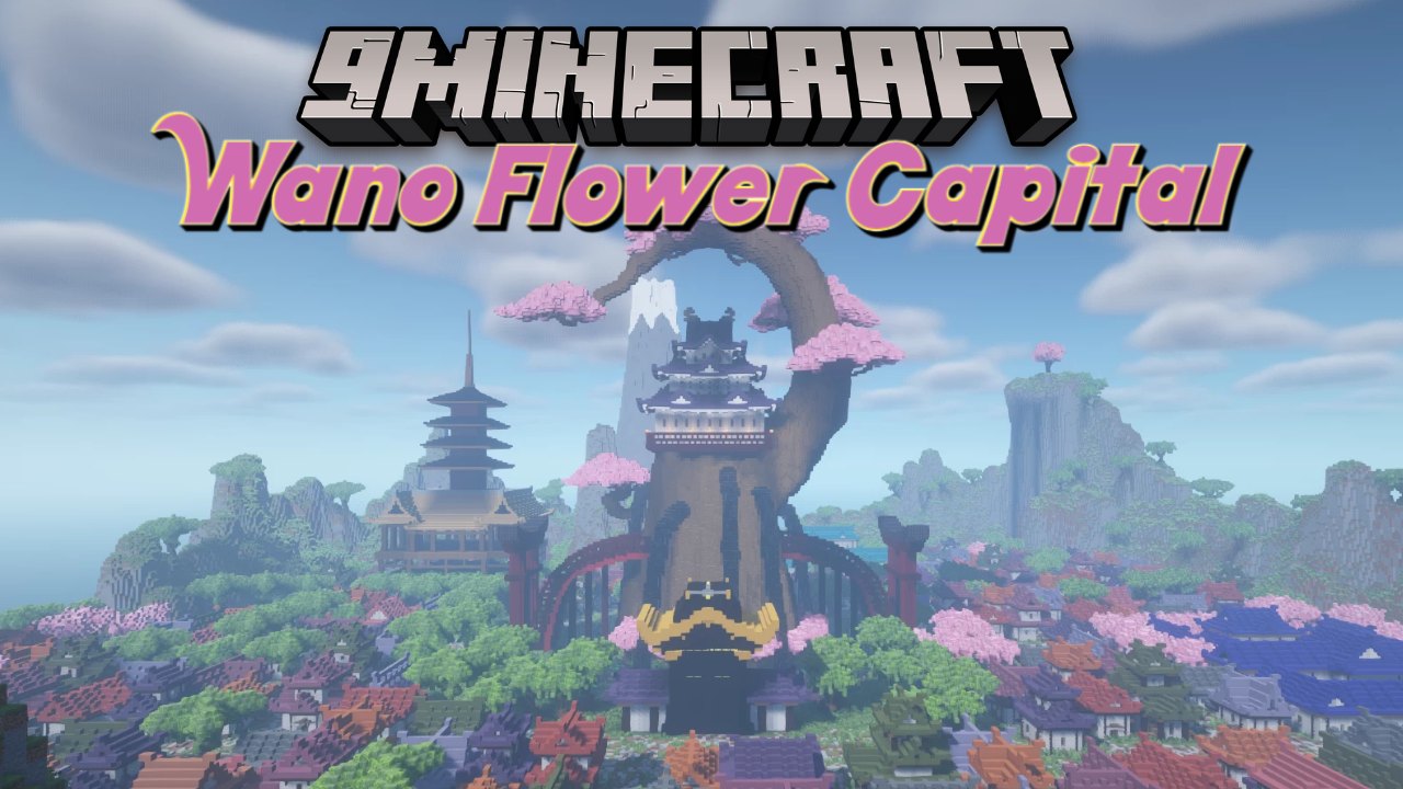 Wano's Flower Capital Map (1.21.1, 1.20.1) - One Piece Build 1