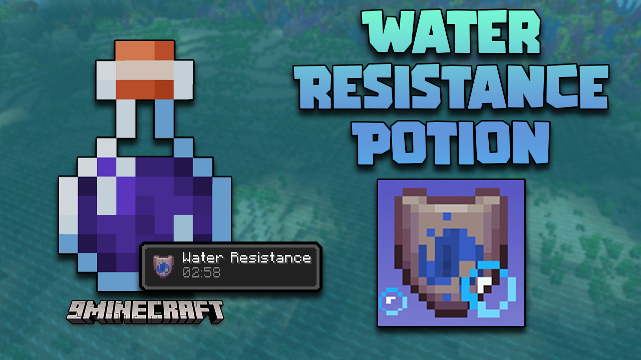 Water Resistance Potion Mod (1.21, 1.20.6) - Combat Underwater 1