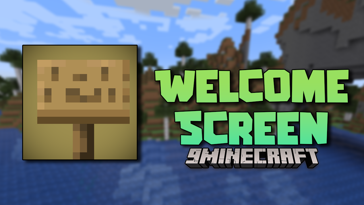 Welcome Screen Mod (1.21, 1.20.1) - Essential Information At First Join 1