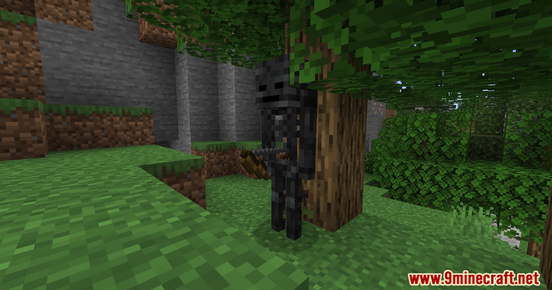 Wither Turns Skeletons Mod (1.21.1, 1.20.1) - Transforming Skeletons To Wither Skeletons 7