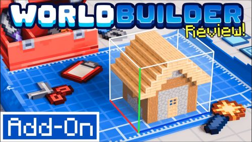 World Builder Addon (1.21, 1.20) – MCPE/Bedrock Mod Thumbnail