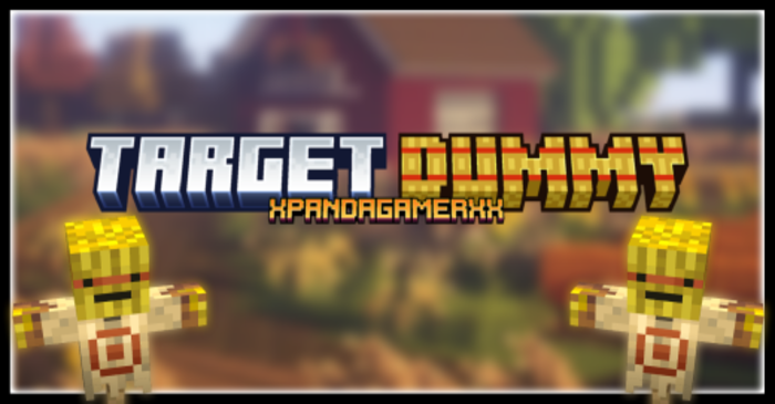 XPandaGamerXx's Target Dummy Addon (1.21) - MCPE/Bedrock Mod 1