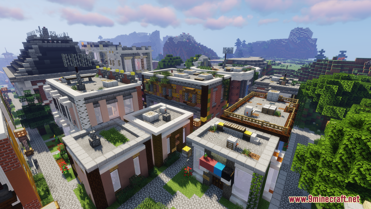 Cidade Map (1.21.1, 1.20.1) - Vibrant City 10