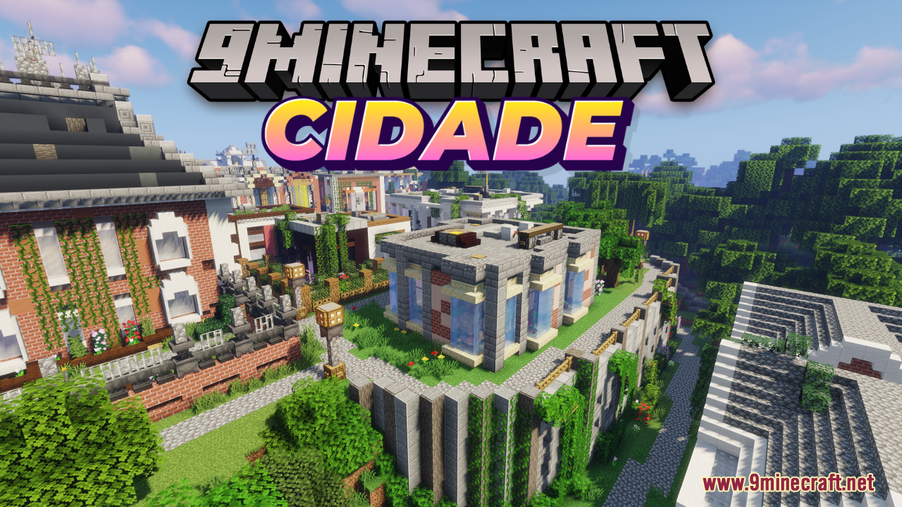 Cidade Map (1.21.1, 1.20.1) - Vibrant City 1