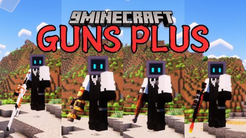 Guns Plus Mod (1.21, 1.20.6) – A Diverse Seclection of 35+ Guns Thumbnail