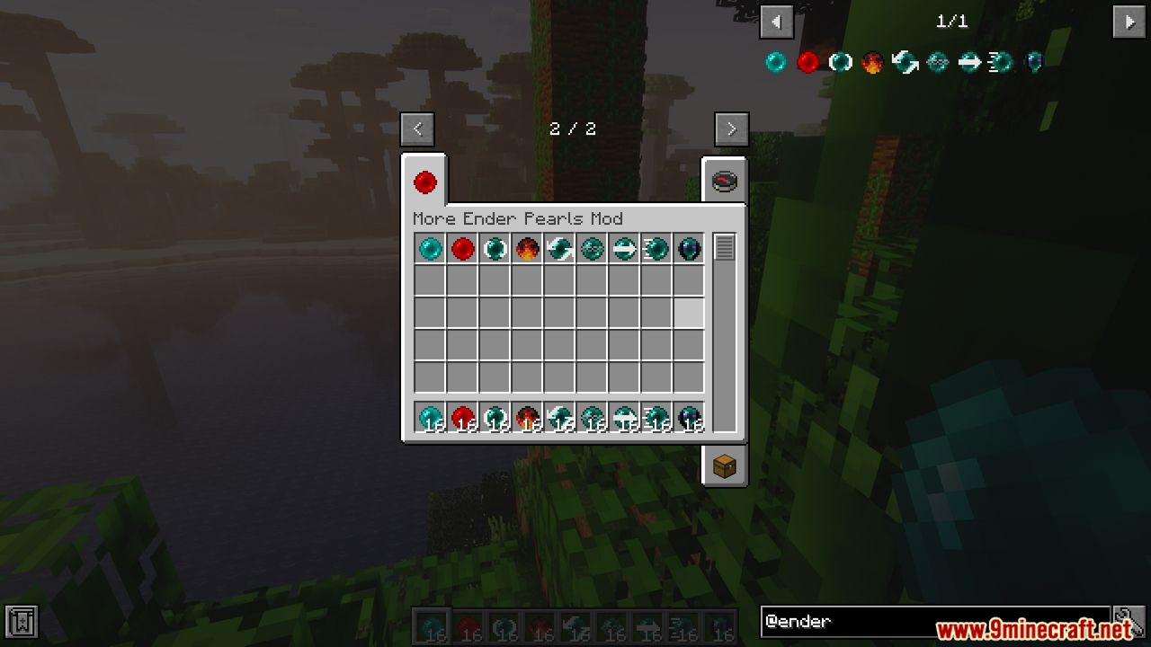 More Ender Pearls Mod (1.20.6, 1.12.2) - 8 New Types of Ender Pearl 2