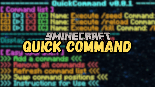 Quick Command Mod (1.21, 1.20.1) – Run Multiple Commands by Buttons Thumbnail