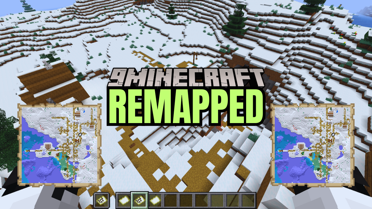 Remapped Mod (1.21) - Enhances Visual and Use of Map 1
