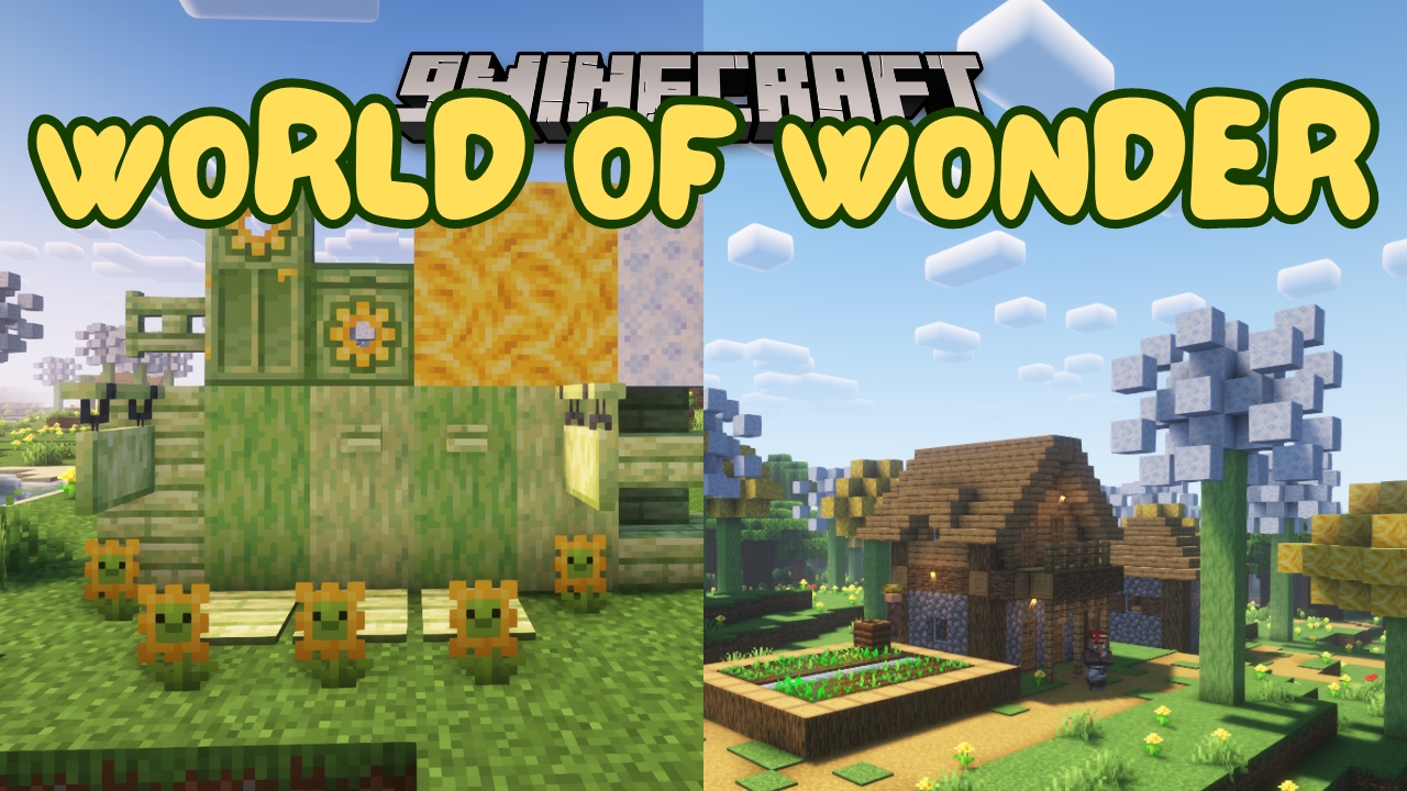 World of Wonder Mod (1.20.1, 1.16.5) - Dandelion Fields Biome 1