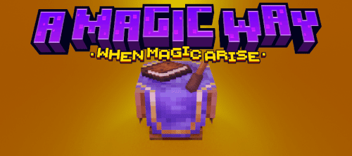 A Magic Way Addon (1.21) – MCPE/Bedrock Mod Thumbnail