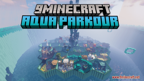 Aqua Parkour Map (1.21.1, 1.20.1) – An Aquatic Twist Thumbnail