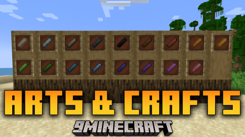 Arts And Crafts Mod (1.21.1, 1.20.1) – Exploring New Building Materials Thumbnail