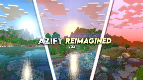 AziFy Reimagined Shader (1.21, 1.20) – MCPE/Bedrock Thumbnail