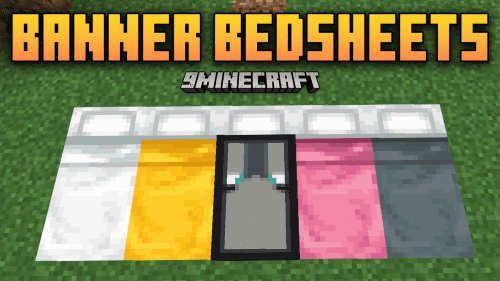 Banner Bedsheets Mod (1.21, 1.20.6) – Make Your Bed Unique Thumbnail